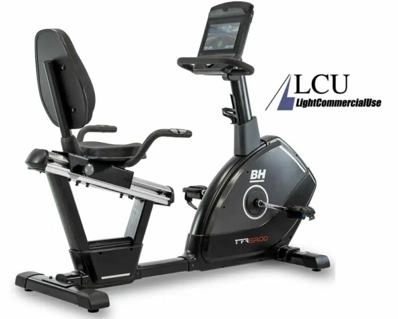 BH Fitness TFR ERGO fél profi háttámlás szobakerékpár TFT kijelzővel