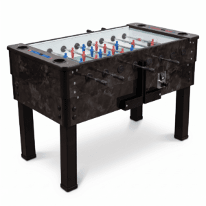 PREMIER LEAGUE csocsó asztal érmevizsgálóval és üveges borítással