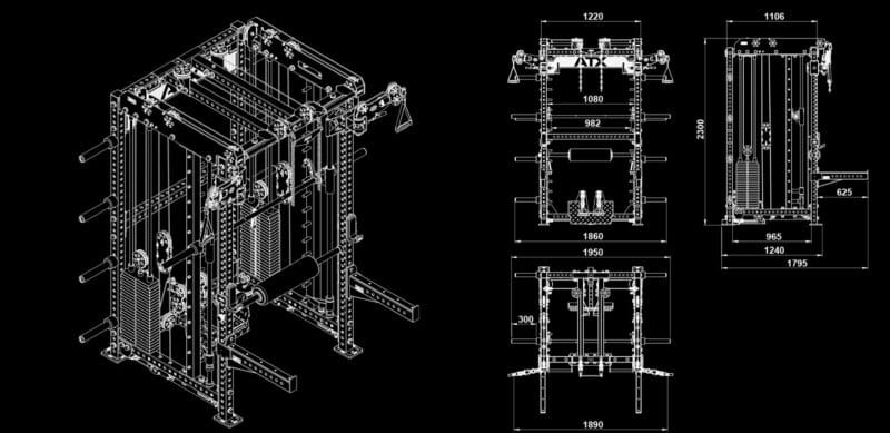 ATX Multi Smith erőkeret MPHR-780