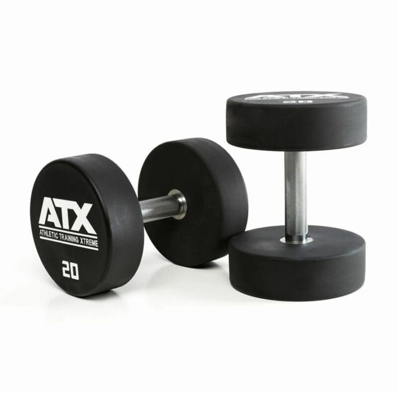 ATX Urethan egykezes kézi súlyzó 2,5kg-60kg-ig