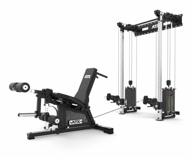 ATX Ülő és fekvő kombinált combfeszítő és combhajlító gép