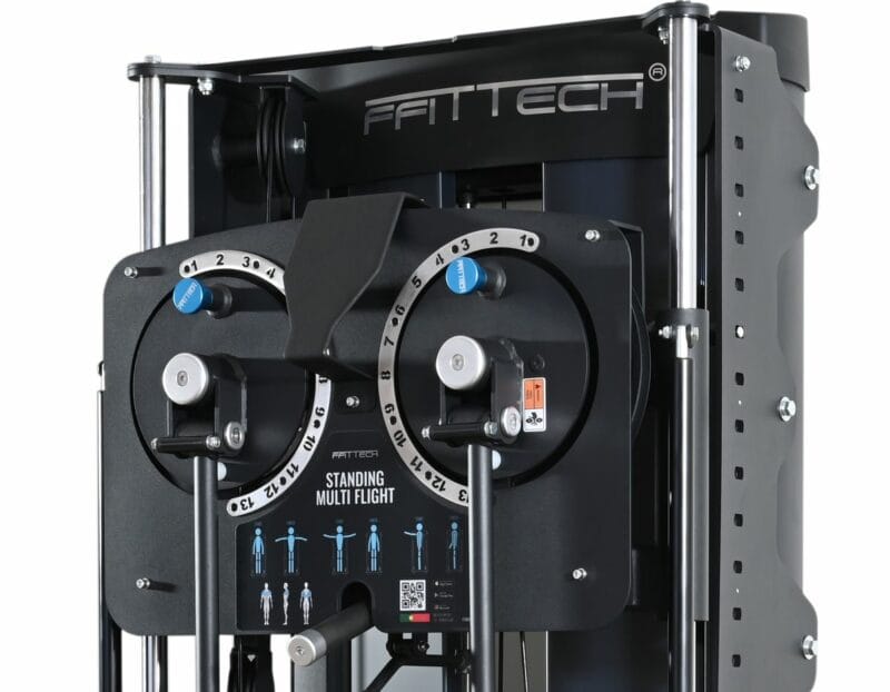 FFiTTech Multi Flight - Álló oldalemelő váll és mellgép