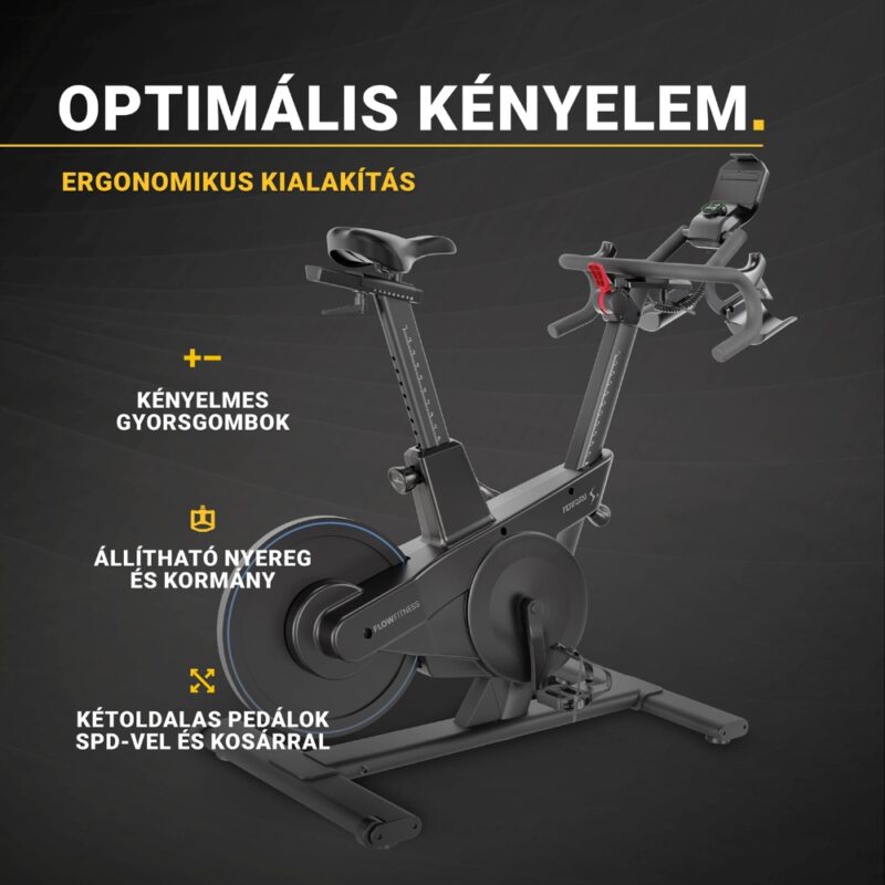Flow Fitness Perform S2i – félprofesszionális indoor bike szobabicikli
