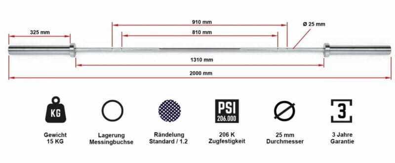 ATX Női kétkezes multifunkciós rúd - pink - 15kg - 200cm
