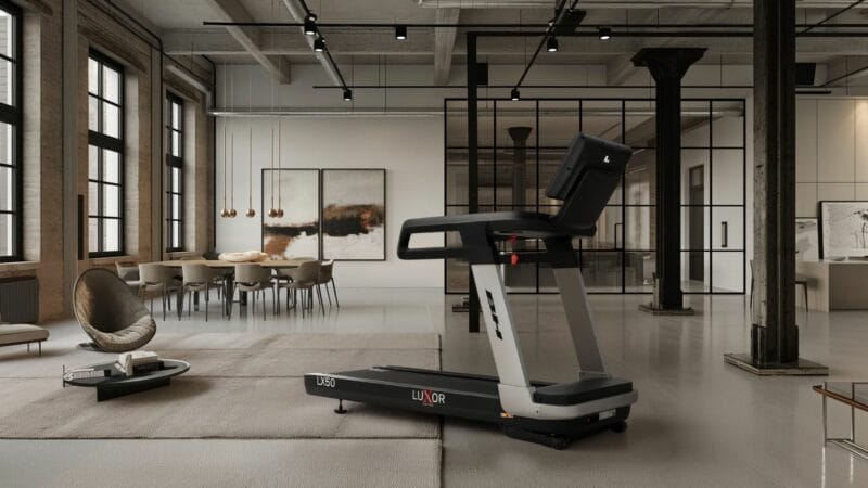 BH Fitness Luxor LX50 luxus futópad TFT multimédia kijelzővel