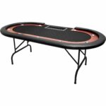Buffalo Összecsukható ovális póker asztal