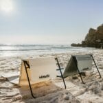 VirtuFit Állítható háttámlás, összecsukható kempingpléd és strandszőnyeg - fekete