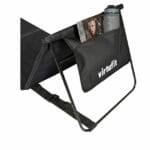 VirtuFit Állítható háttámlás, összecsukható kempingpléd és strandszőnyeg - fekete