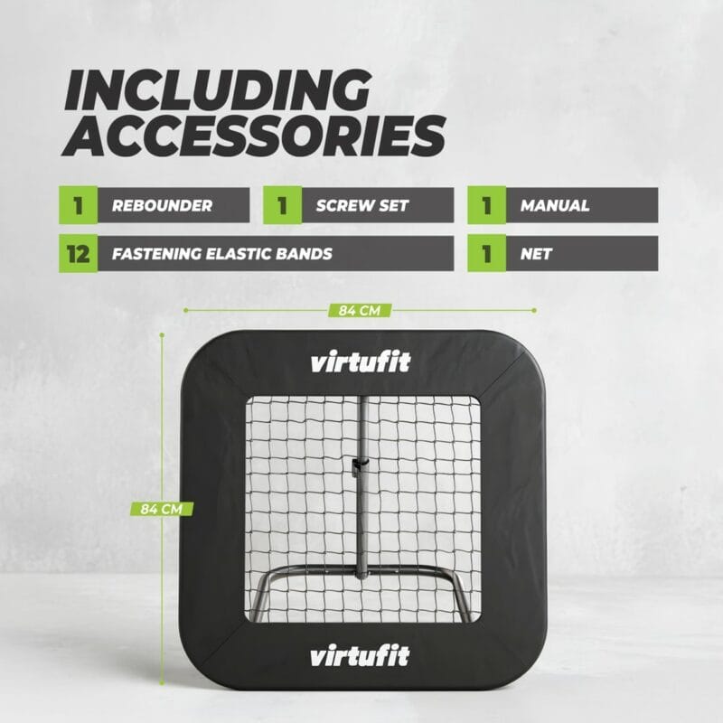 VirtuFit Állítható visszapattanó fal labda játékokhoz 84x84cm