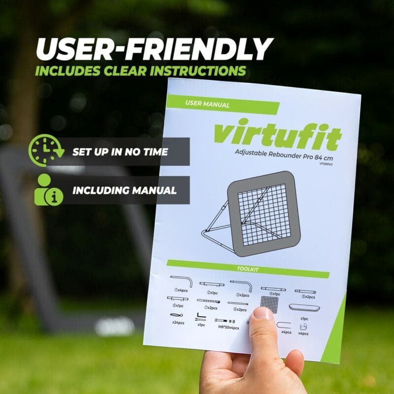 VirtuFit Állítható visszapattanó fal labda játékokhoz 84x84cm