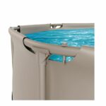 VirtuFit Fémvázas medence vízszűrővel 244x76cm - bézs