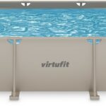 VirtuFit Fémvázas medence vízszűrővel 300x210cm - bézs
