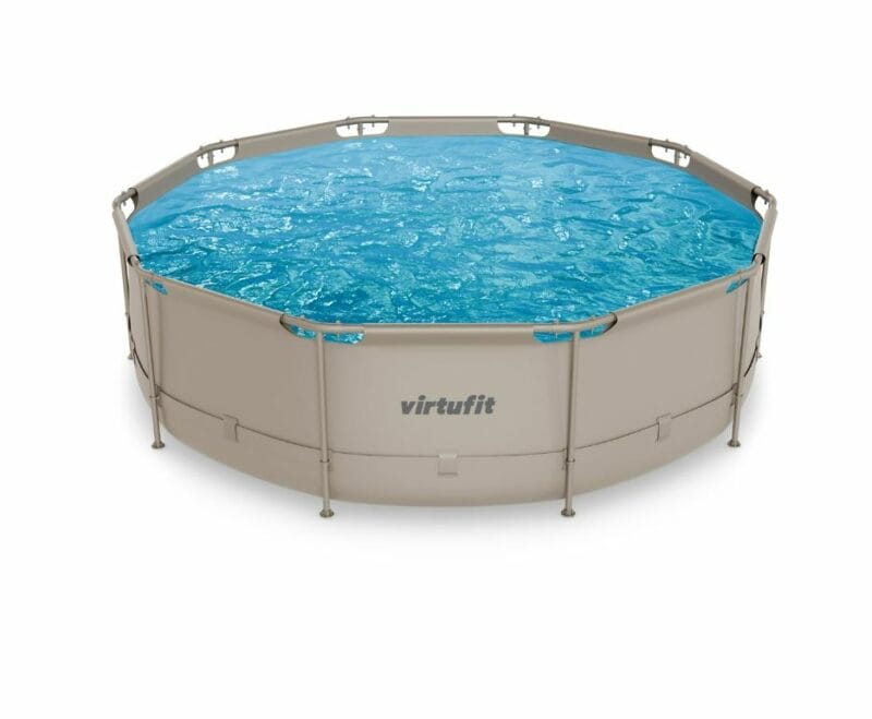 VirtuFit Fémvázas medence vízszűrővel 305x76cm - bézs