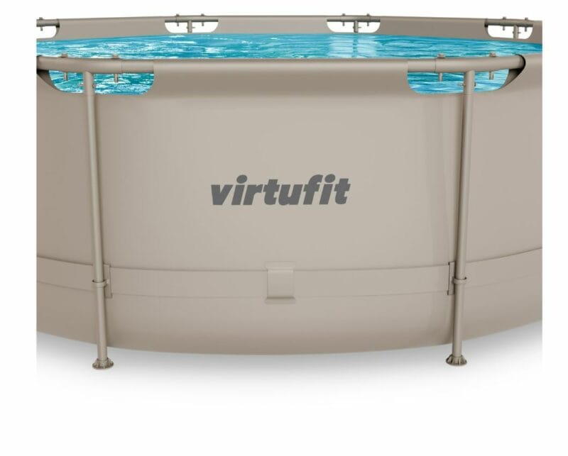 VirtuFit Fémvázas medence vízszűrővel 305x76cm - bézs