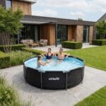 VirtuFit Fémvázas medence vízszűrővel 366x100cm