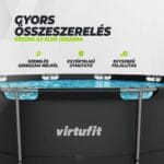 VirtuFit Fémvázas medence vízszűrővel 366x100cm