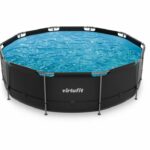 VirtuFit Fémvázas medence vízszűrővel 366x100cm