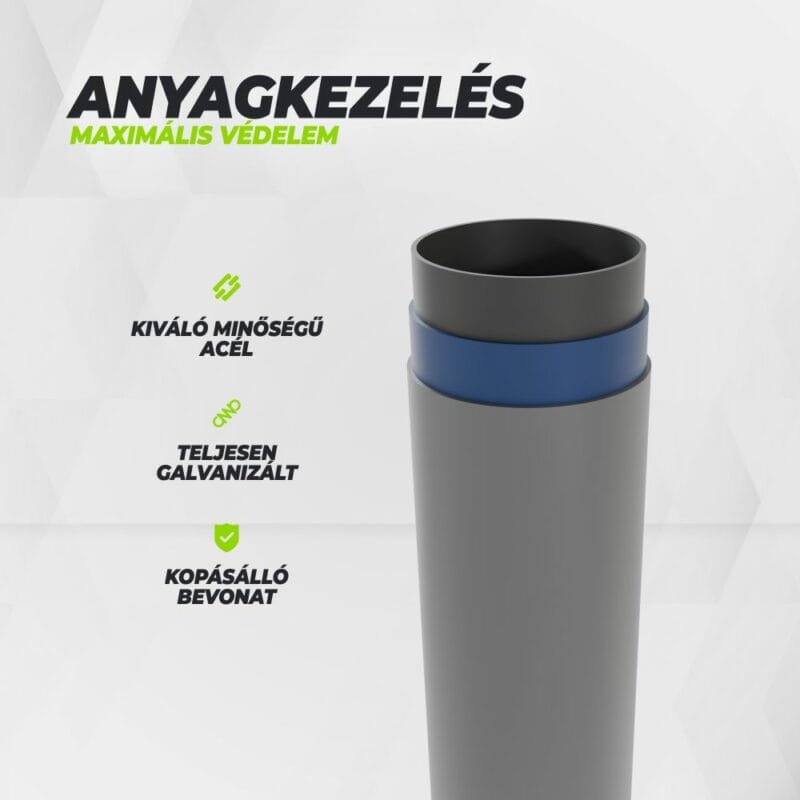 VirtuFit Fémvázas medence vízszűrővel 366x100cm