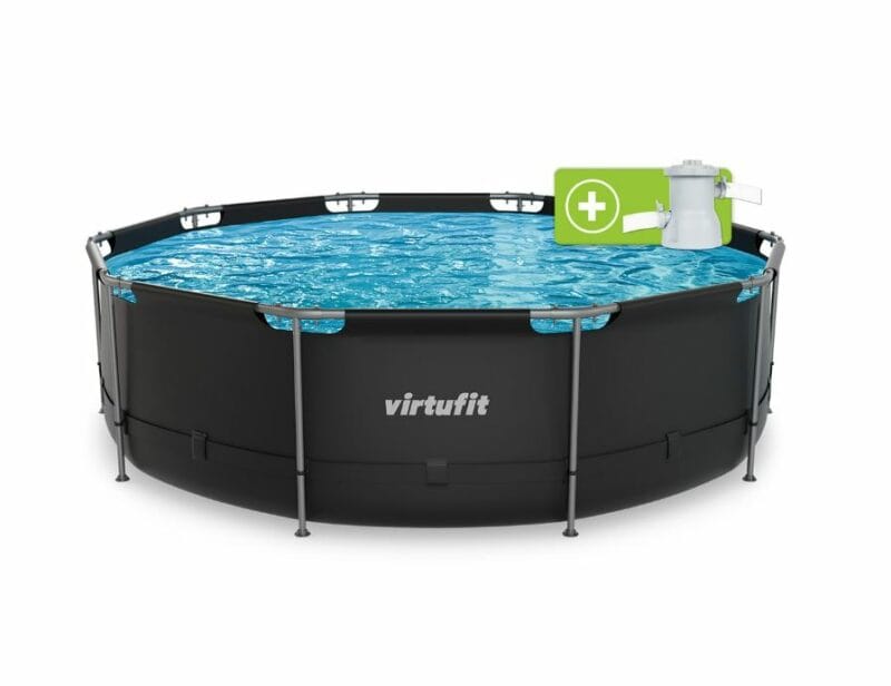VirtuFit Fémvázas medence vízszűrővel 366x100cm