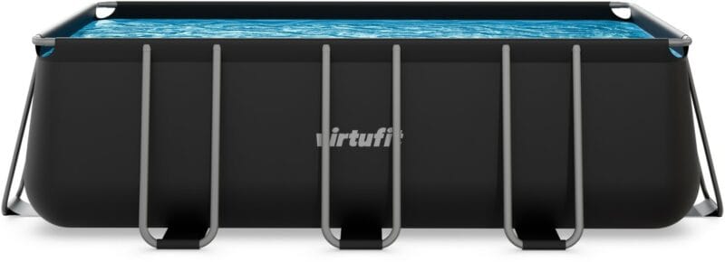VirtuFit Fémvázas medence vízszűrővel 400×200×122cm