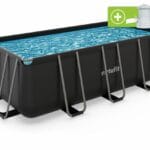 VirtuFit Fémvázas medence vízszűrővel 400×200×122cm