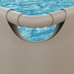 VirtuFit Fémvázas medence vízszűrővel 400×200×122cm - bézs