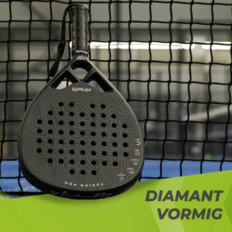 VirtuFit Fushion Pro Padel ütő - matt fekete