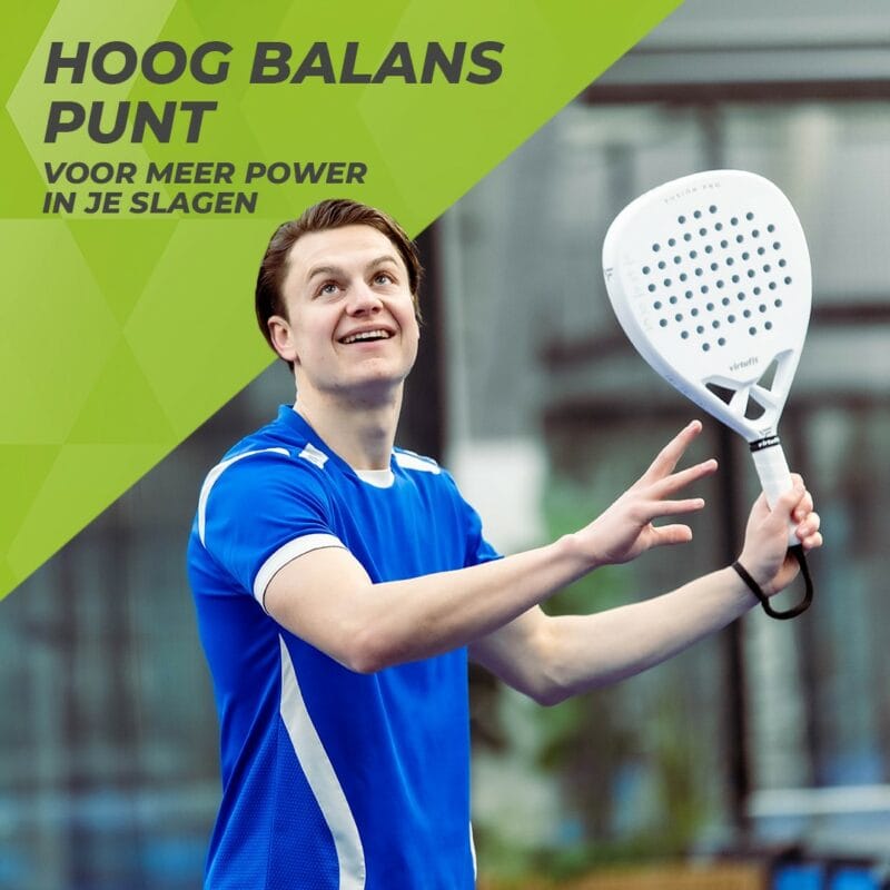 VirtuFit Fushion Pro Padel ütő - matt fekete