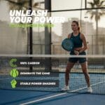 VirtuFit Fushion Pro Padel ütő - mélykék