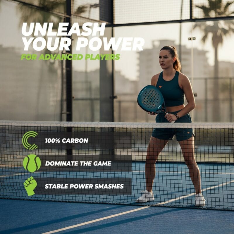 VirtuFit Fushion Pro Padel ütő - mélykék