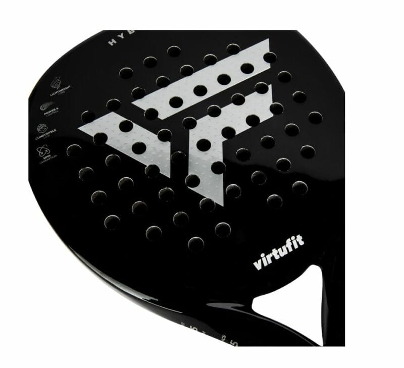 VirtuFit Hybrid Padel ütő - ezüstös fekete
