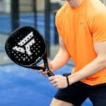 VirtuFit Hybrid Padel ütő - ezüstös fekete