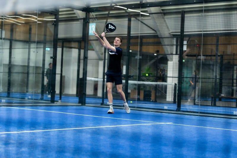 VirtuFit Hybrid Padel ütő - ezüstös fekete