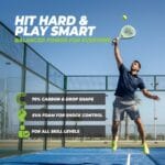 VirtuFit Hybrid Padel ütő - mentazöld