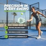 VirtuFit Hybrid Padel ütő - mentazöld