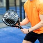 VirtuFit Hybrid Padel ütő - szürkés fekete