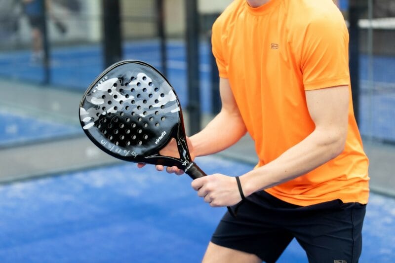 VirtuFit Hybrid Padel ütő - szürkés fekete