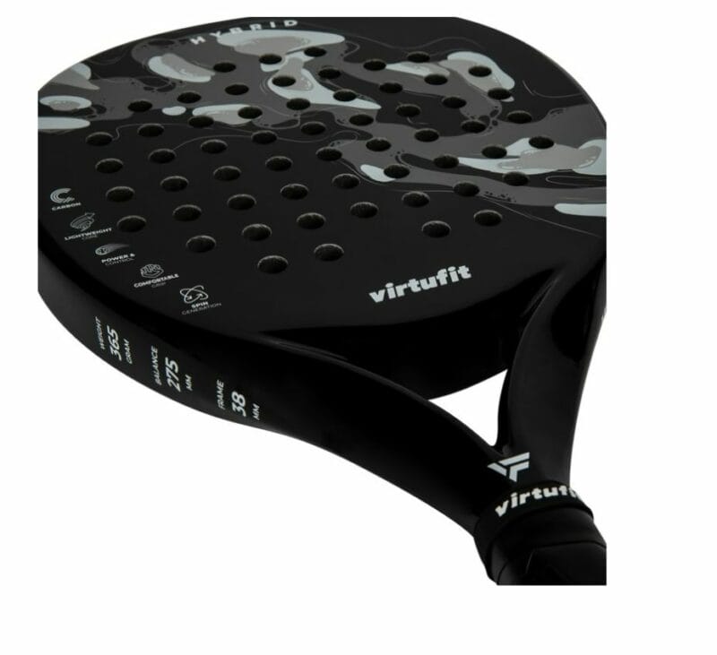 VirtuFit Hybrid Padel ütő - szürkés fekete