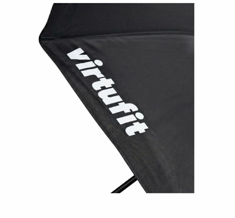 VirtuFit Nagyméretű strand napernyő szélvédővel - 180cm - fekete