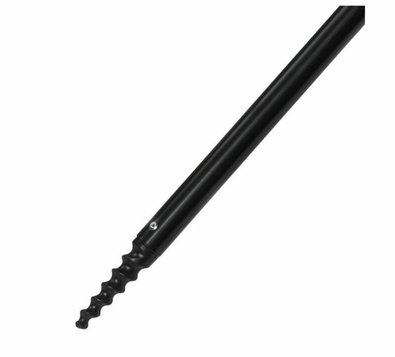 VirtuFit Nagyméretű strand napernyő szélvédővel - 180cm - fekete