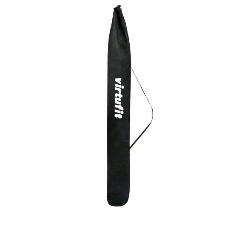 VirtuFit Nagyméretű strand napernyő szélvédővel - 180cm - fekete