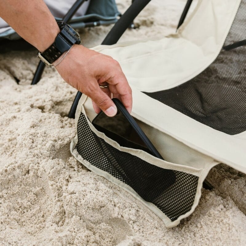 VirtuFit Összecsukható strandfotel - fekete