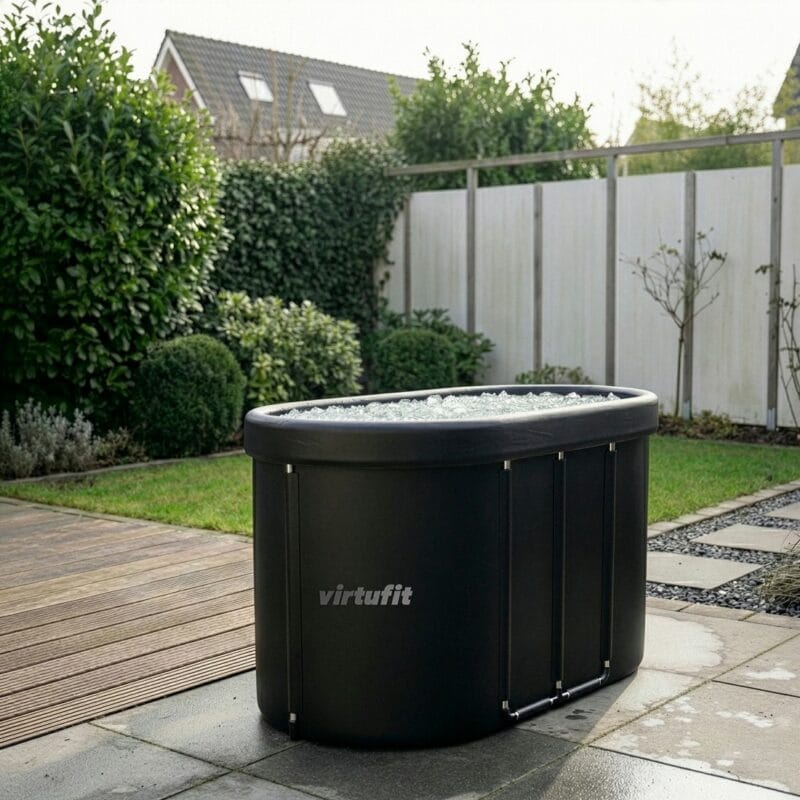 VirtuFit Oval Ice Bath 500 literes ovális jégkád antracit