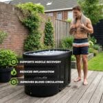 VirtuFit Oval Ice Bath 500 literes ovális jégkád antracit
