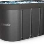 VirtuFit Oval Ice Bath 500 literes ovális jégkád antracit
