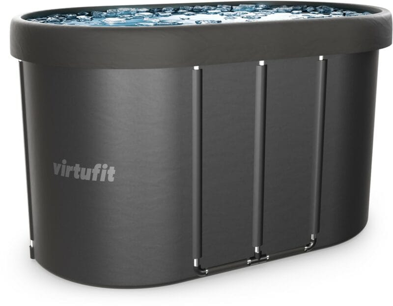 VirtuFit Oval Ice Bath 500 literes ovális jégkád antracit