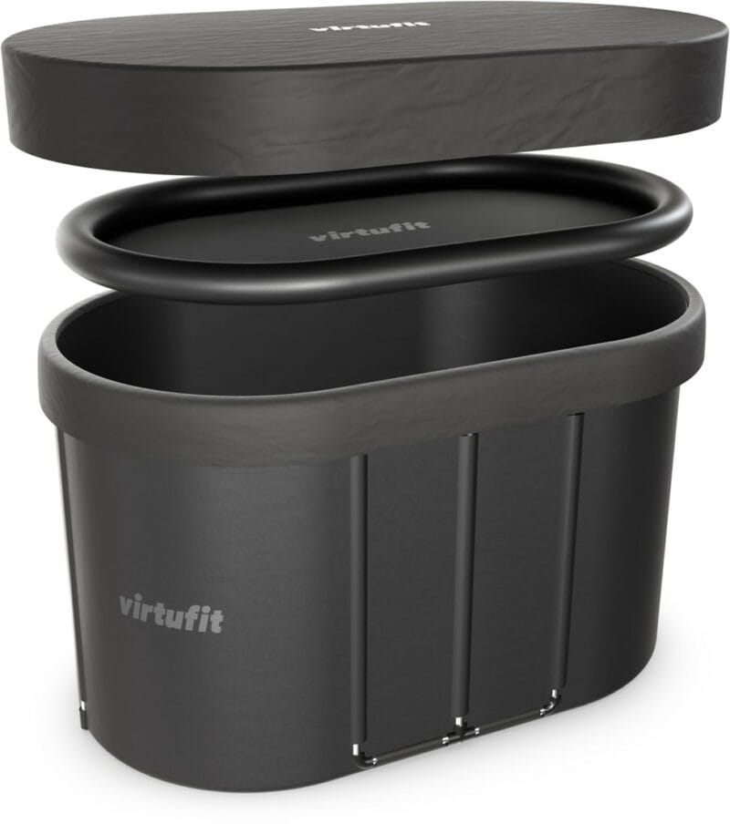 VirtuFit Oval Ice Bath 500 literes ovális jégkád antracit