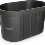 VirtuFit Oval Ice Bath 500 literes ovális jégkád antracit