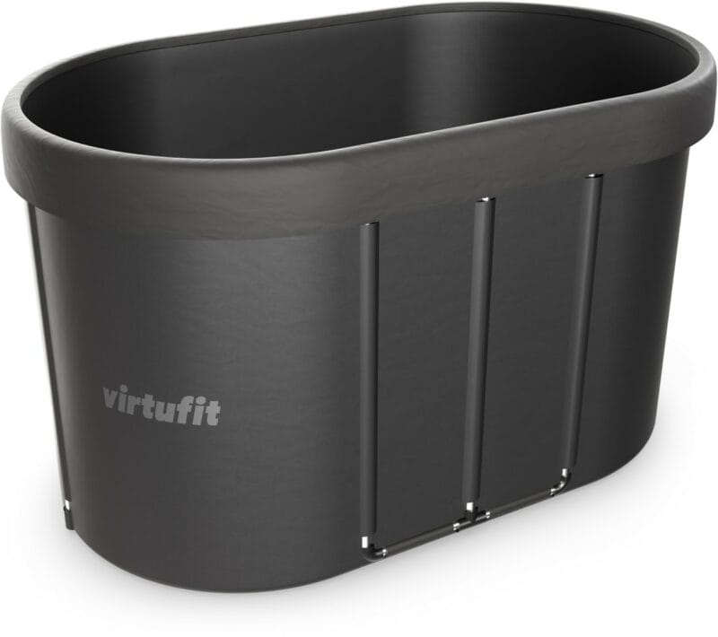 VirtuFit Oval Ice Bath 500 literes ovális jégkád antracit