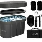 VirtuFit Oval Ice Bath 500 literes ovális jégkád antracit